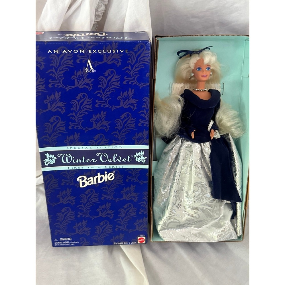 Winter Velvet Barbie‎ Avon Exclusive Special Edition First in a Series